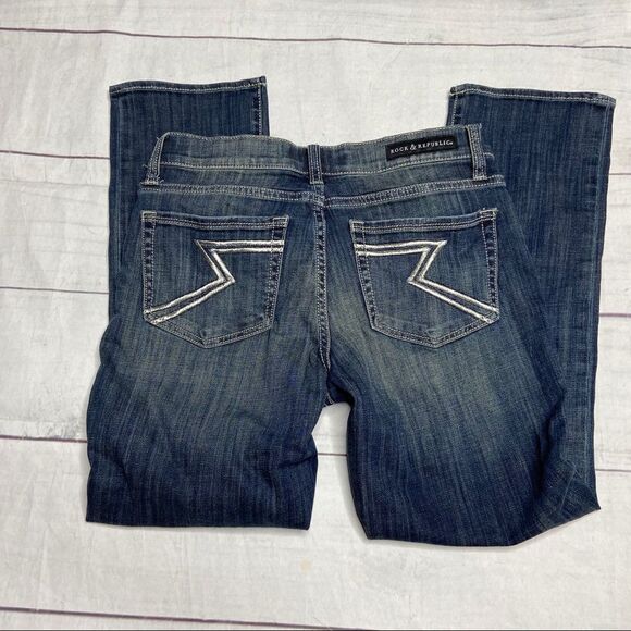 Rock & Republic Kendall capri rolled hem 8